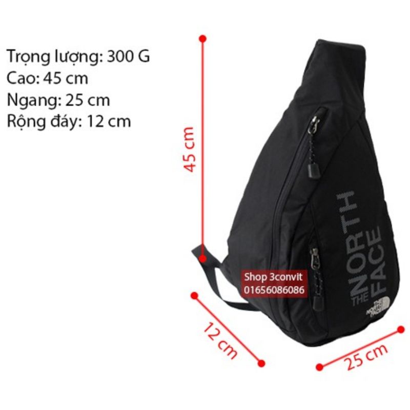 Balo đeo chéo 1 quai thời trang TNF 17