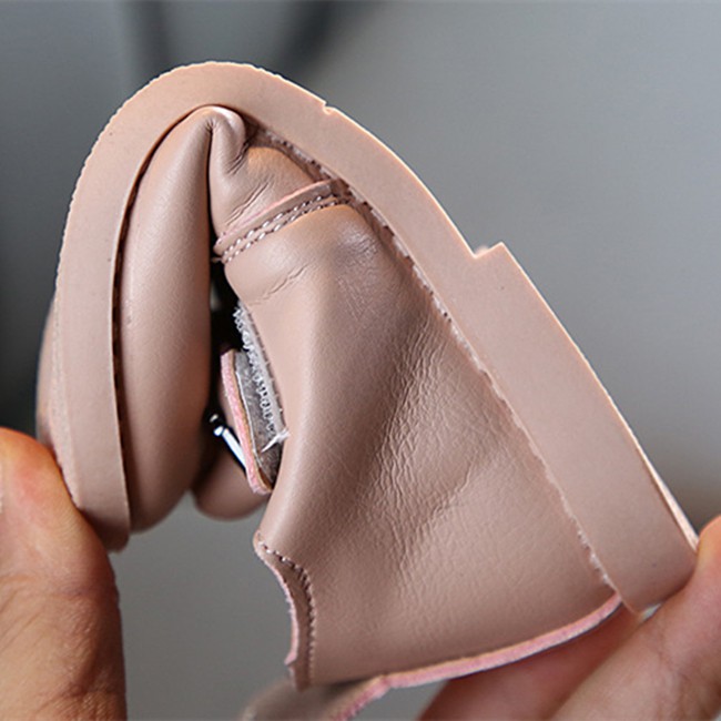 Giày công chúa đế bằng mềm mại đính nơ xinh xắn thời trang Hàn Quốc dành cho bé gái