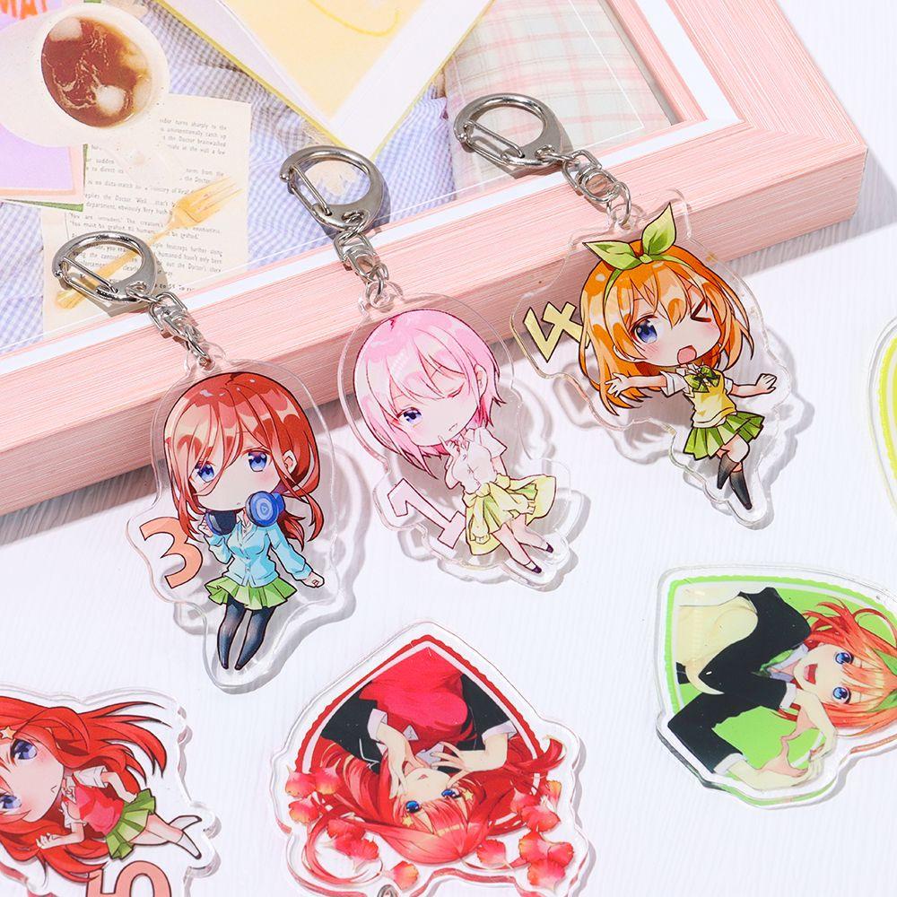 Móc Khóa Hình Nhân Vật Yotsuba Miku Ichika Nino