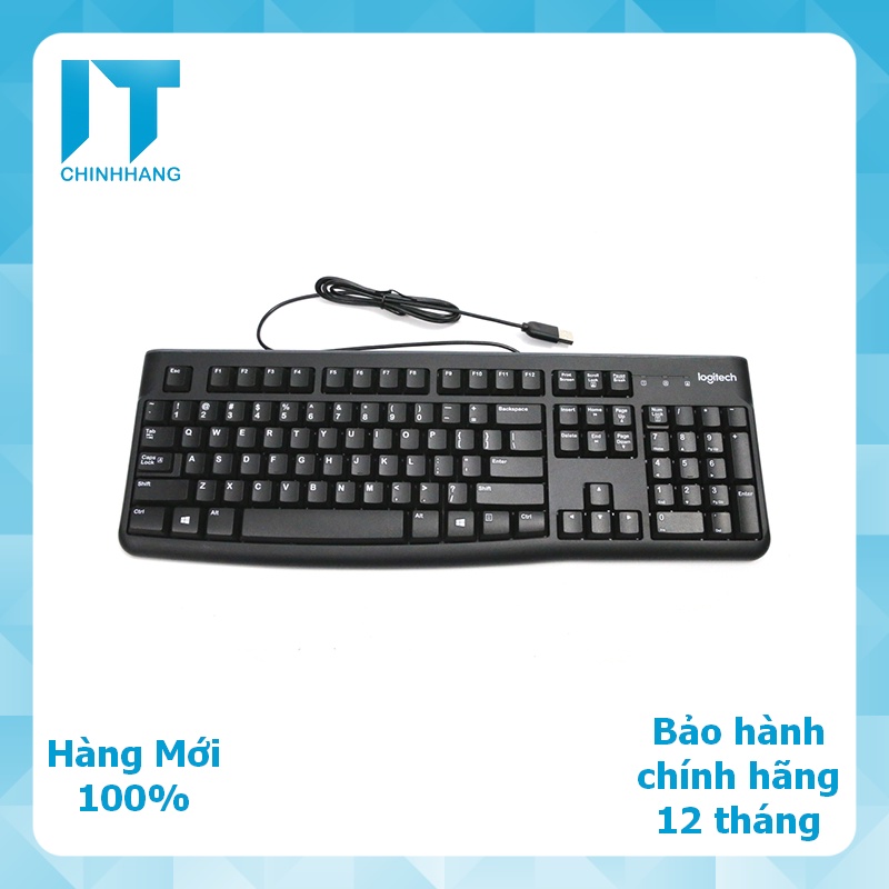 Bàn Phím Có Dây Logitech K120 - Hàng Chính Hãng