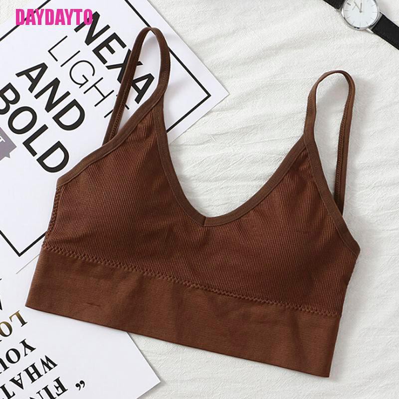 Áo Lót Croptop Có Mút Nâng Ngực Quyến Rũ Cho Nữ