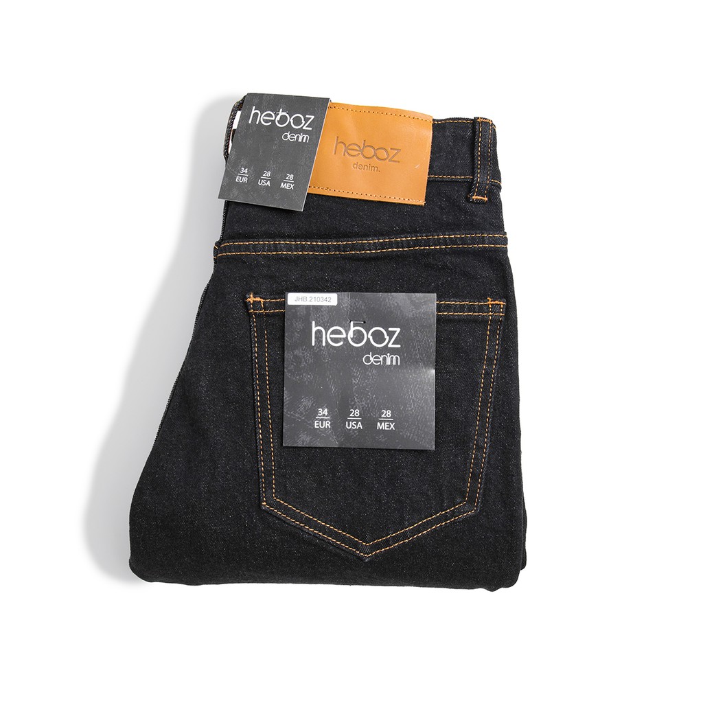 Quần jean nam in lai HEBOZ Indigo co giãn thoải mái 210342 | BigBuy360 - bigbuy360.vn