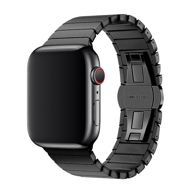 Dây Đeo Inox Cho Đồng Hồ Apple Watch 7 41mm 45mm 44mm 40mm 42mm 38mm iWatch 6 5 4