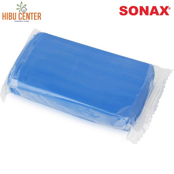 Đất sét tẩy bụi sơn xe màu xanh SONAX 200g 450205