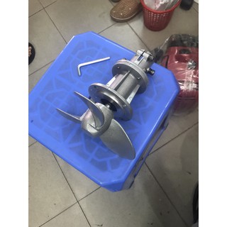 Bộ chân vịt chạy xuồng thuyền ( ghe) gắn máy cắt cỏ phi 28mm- 9khía