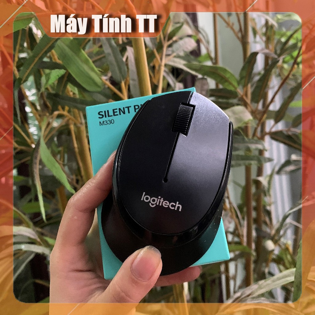 Chuột không dây Logitech M330 Không Tiếng Click khi sử dụng - Có nút tắt On/Off  - Máy Tính TT