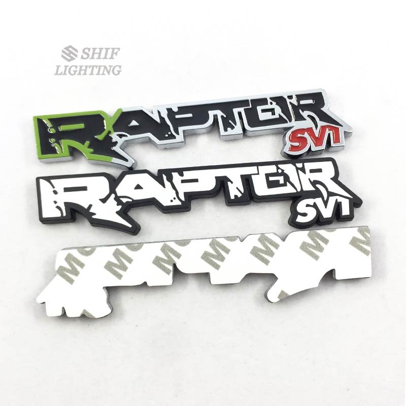 Miếng dán Bằng kim loại logo RAPTOR SVT dán trang trí xe ô tô Ford F150