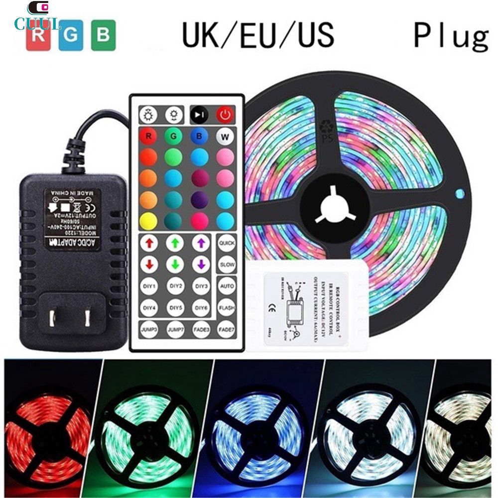 Đèn Led Smd3528 60 Bóng Chống Thấm Nước Có Thể Thay Đổi Màu Sắc Kèm Điều Khiển Từ Xa