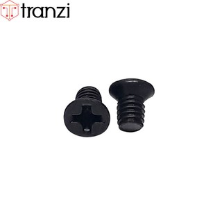 Vít bake đầu bằng thân bu lông mạ đen M2,5x4 - túi 50 cái