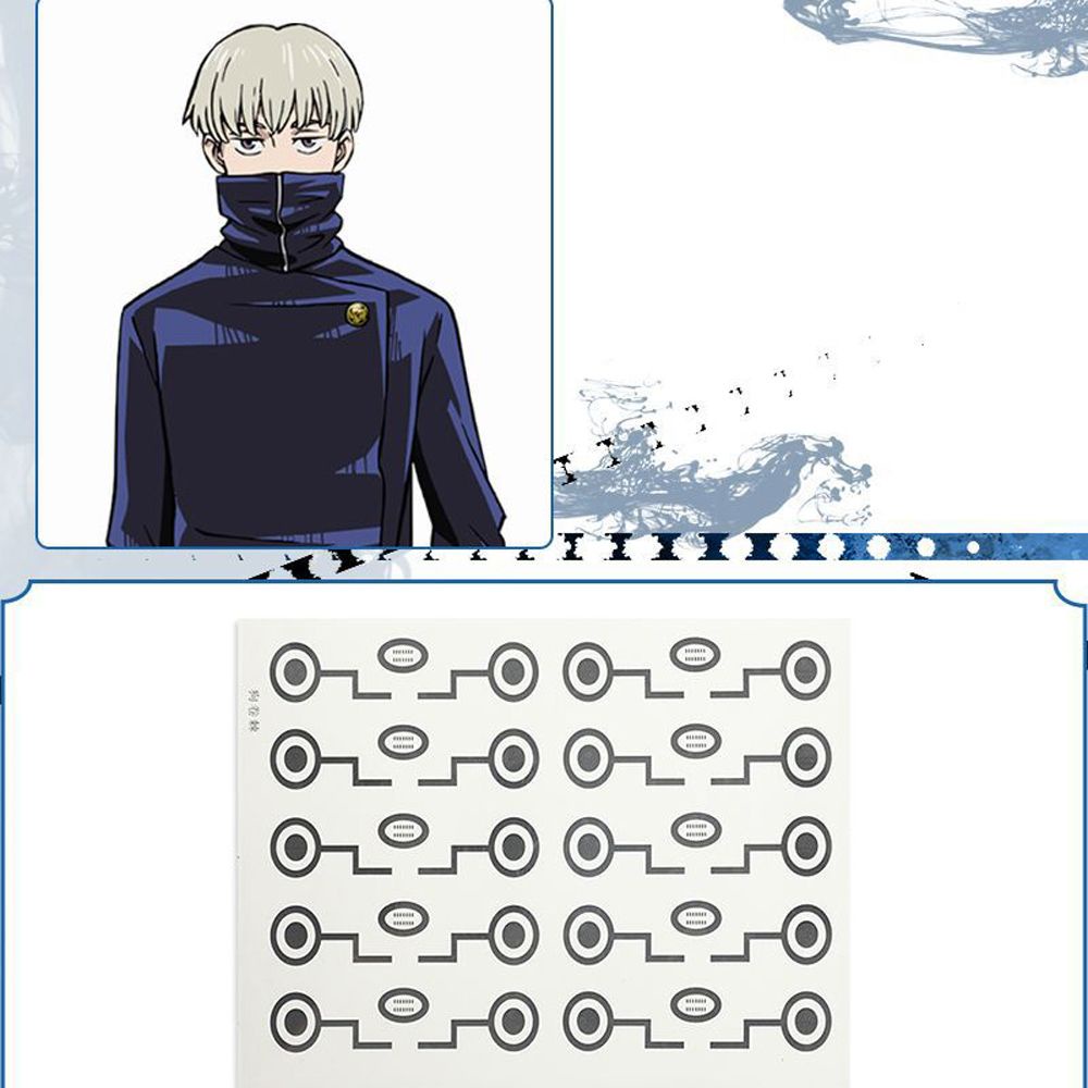 Hình xăm dán tạm thời chống thấm nước họa tiết anime Yuji Itadori Jujutsu Kaisen Ingeumaki