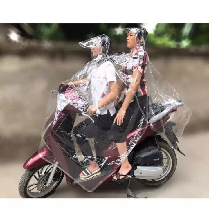 Áo mưa trong suốt Cao Cấp siêu bền chính hãng sơn thủy 1 đầu hoặc 2 đầu