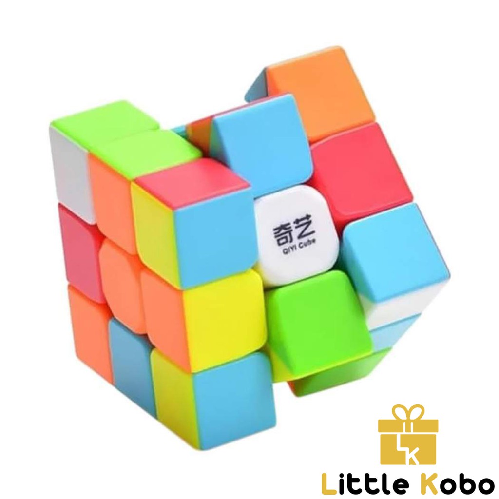 Rubik 3x3 QiYi Warrior S Stickerless Rubic 3 Tầng Không Viền