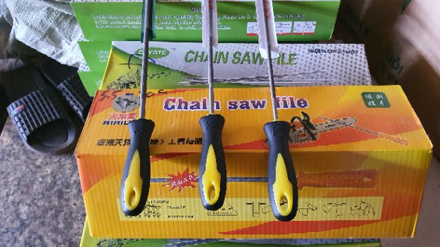 Dũa Cưa Xích có cán 4mm 4.8mm 5.5mm / Hàng Chất Lượng / Thắng Máy Cưa Xích