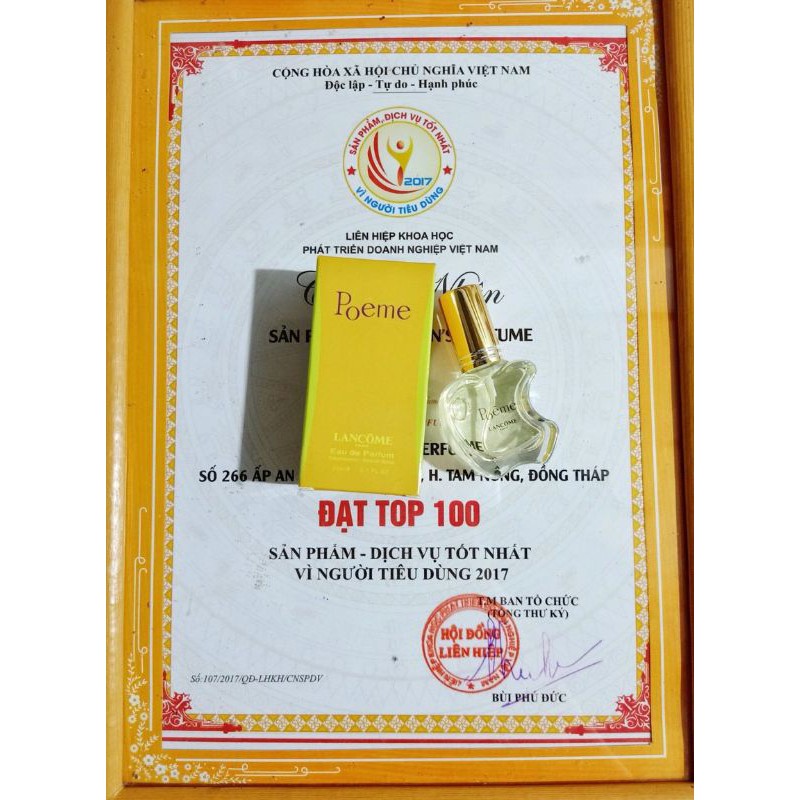 LANCOME POEME HOÀN TIỀN NẾU LƯU HƯƠNG KHÔNG TỐT | BigBuy360 - bigbuy360.vn