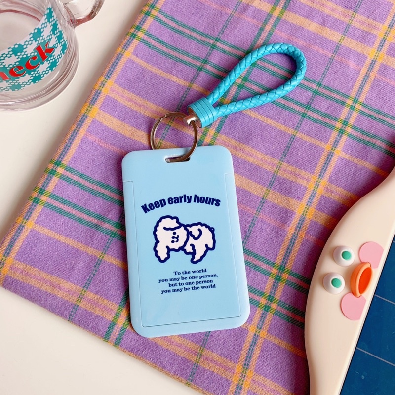 Vỏ nhựa đựng thẻ học sinh, sinh viên/ thẻ ID bằng nhựa in hoạ tiết dễ thương