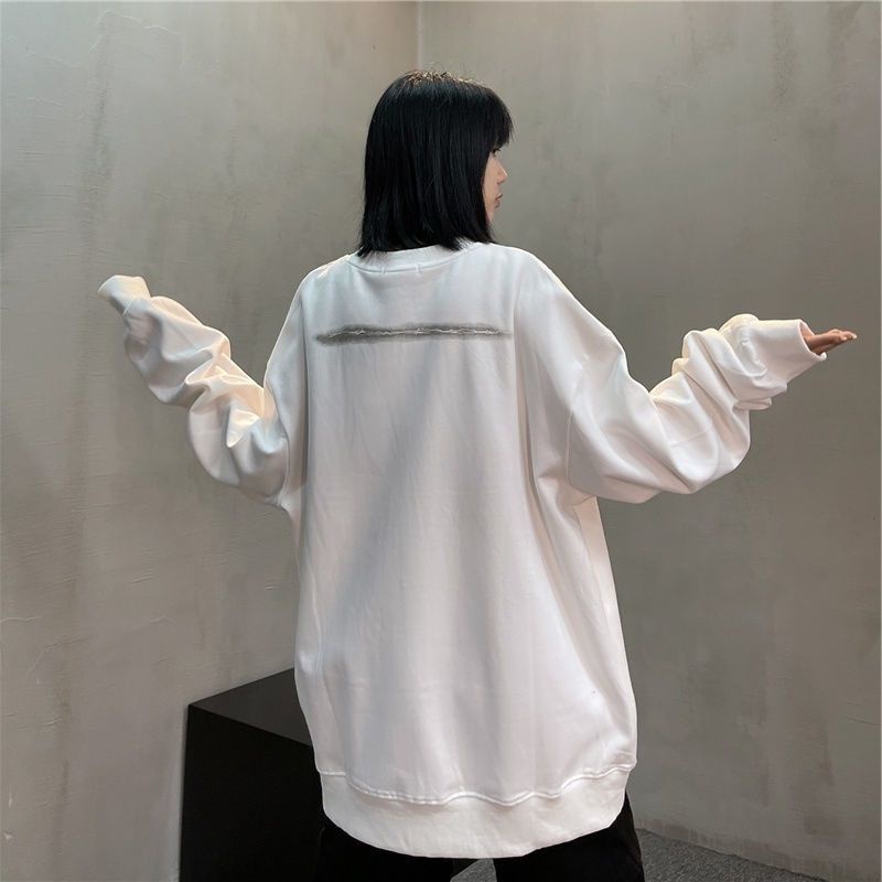 Áo sweater lót bông hoodie chữ ZOWWY in 2 mặt unisex nam nữ cá tính hip hop Châu Âu