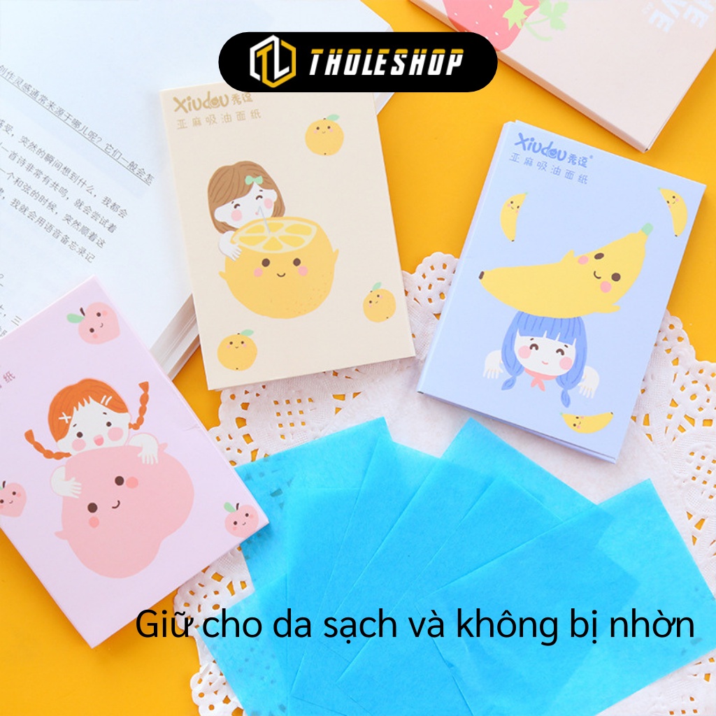 Giấy Thấm Dầu - Hộp Giấy Thấm Dầu Da Mặt 50 Tờ, Giữ Da Sạch, Không Bị Bã Nhờn 7305