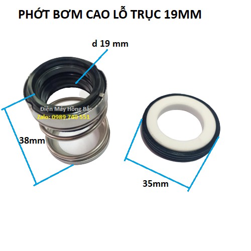 Phớt bơm nước 19mm cao