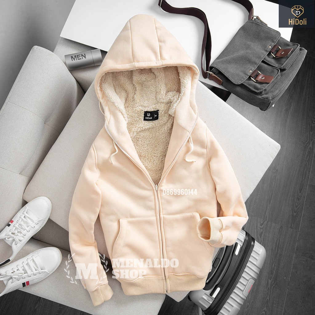 Áo Nỉ Lót Lông Mềm Siêu Ấm Menaldo