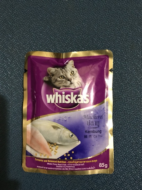 Pate Whiskas cho mèo - Gói 85gr