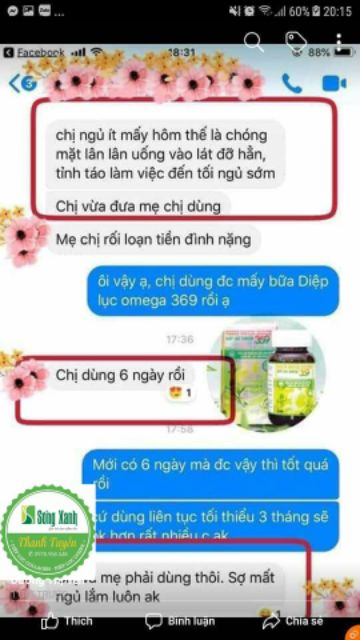 Diệp lục Omega 369 bổ mắt não