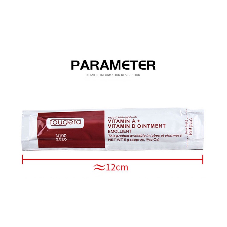 Kem dưỡng ẩm fougera vitamin a&amp;d ointment chăm sóc phun môi mày xăm hình - MSD 2022
