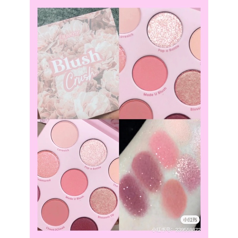 Bảng màu mắt COLOURPOP Blush Crush Eyeshadow Palette