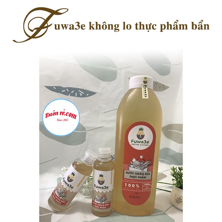 &lt;1000ml&gt; Nước ngâm rửa thực phẩm chiết xuất từ vỏ hoa quả Fuwa3e 1000ml khử mùi, an toàn – Buôn Rẻ 01296-1