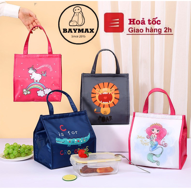 Túi đựng cơm ROAR có lớp lót nhôm giữ nhiệt, chống thấm nước, khả năng trữ thức ăn lớn