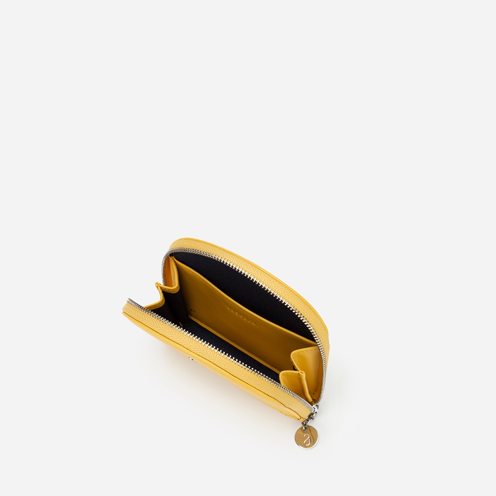 Vascara Ví Cầm Tay Mini Crescent Phối Vân Sọc - WAL 0225 - Màu Vàng