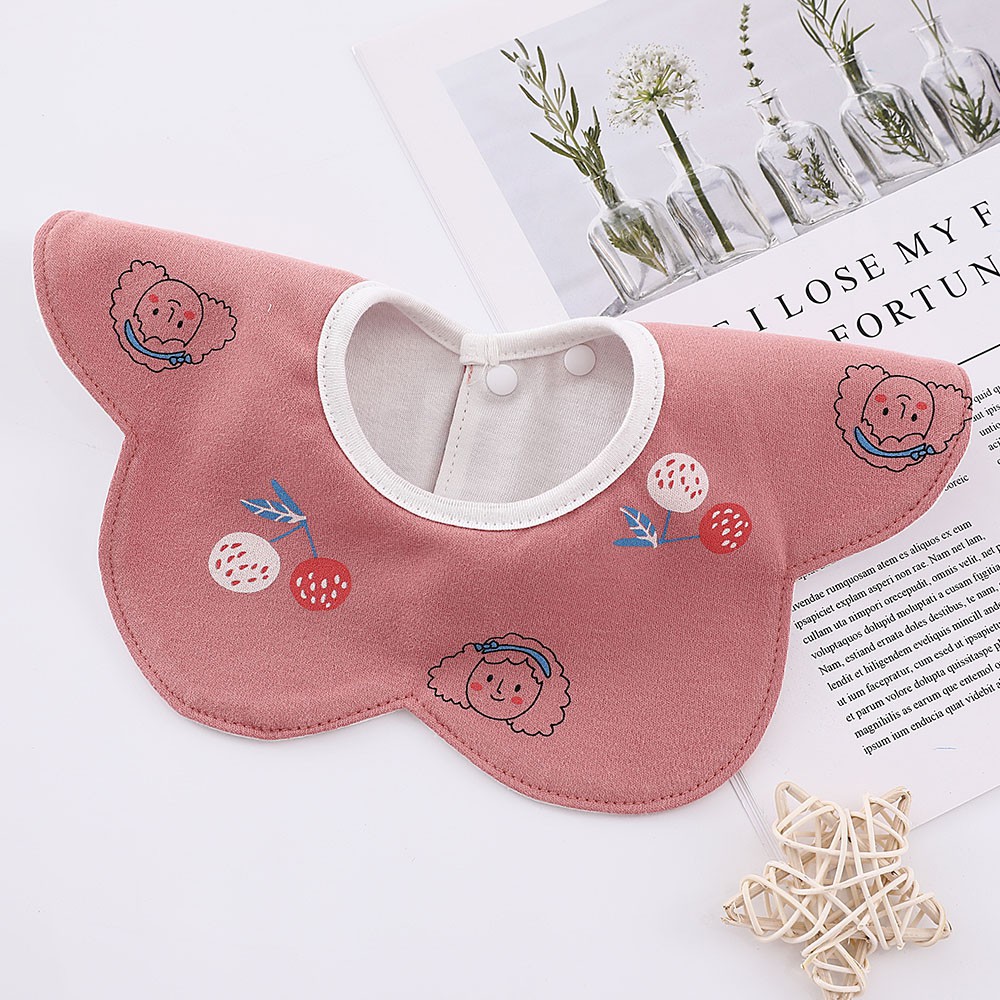 Yếm ăn chống thấm nước xoay 360 độ xinh xắn dành cho bé