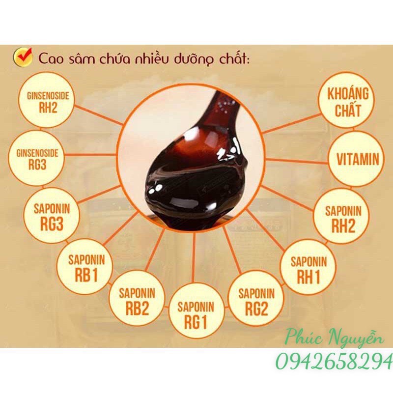 Cao Hồng Sâm 365 Hàn Quốc, Hộp 4 lọ & 2 lọ x 240g