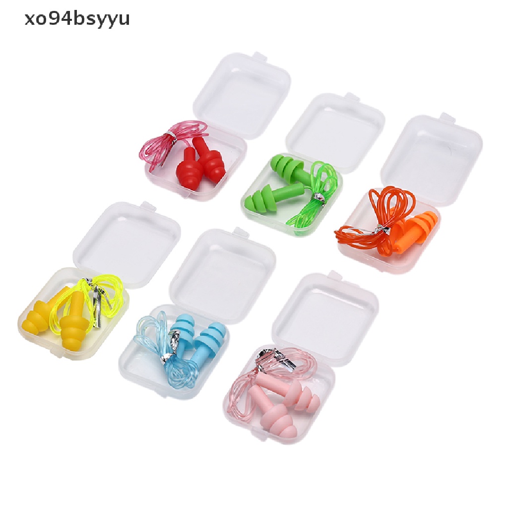 Nút Bịt Tai Chống Ồn Bằng Silicon Có Thể Tái Sử Dụng Xo94Bsyu Sự Bảo Vệ