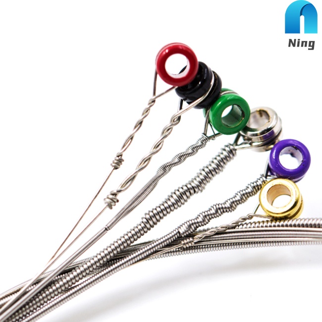 Set 6 Dây Đàn Ghi Ta Điện Chuyên Nghiệp Mạ Niken Hợp Kim Mạ Niken QE23 / QE25 / QE27 / QE29