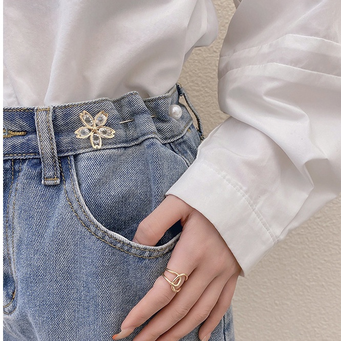 Ghim Cài Nhỏ Cố Định Quần Jean Chống Ánh Sáng Thay Đổi Dành Cho Bạn Nữ