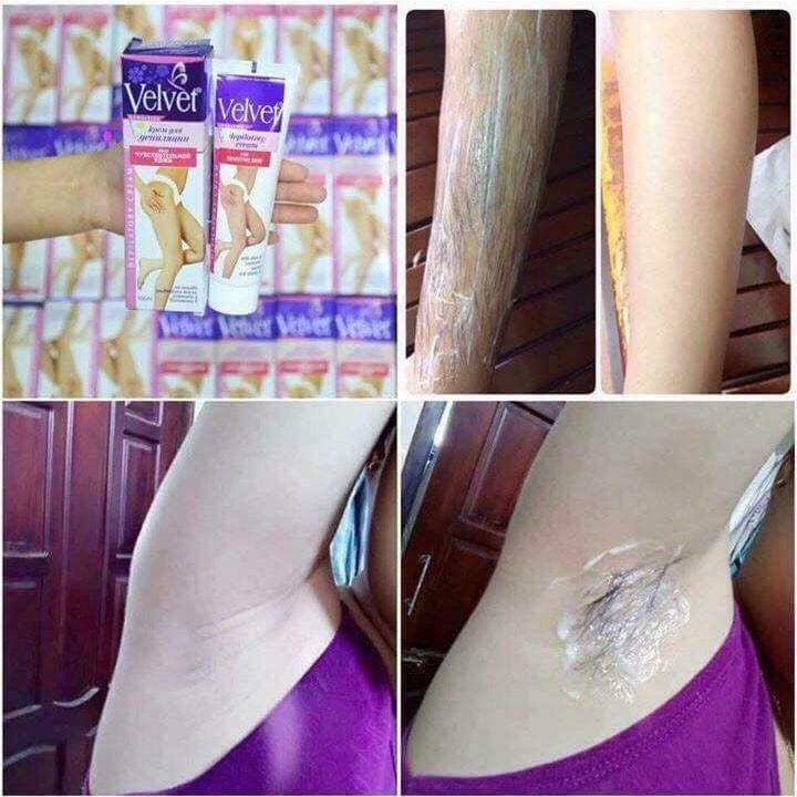 [Sỉ-Rẻ] Kem Tẩy Lông Velvet Cho Da Nhạy Cảm Tẩy nhanh, không đau, sạch lông, giúp da trắng sáng – ACL709 [Lẻ-Sỉ]