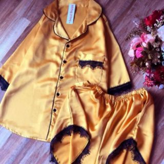 Đồ bộ satin lụa đùi