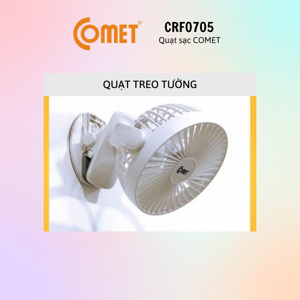 Quạt sạc tích điện COMET cho xe hơi, văn phòng CRF0705/1506/1406 - Hàng chính hãng