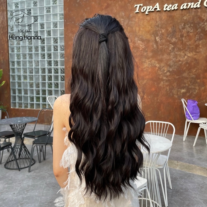 Tóc Giả Kẹp U Xoăn Sóng Trục 60cm KU07 | Tóc giả nữ, tóc giả cao cấp, tóc giả kẹp xoăn