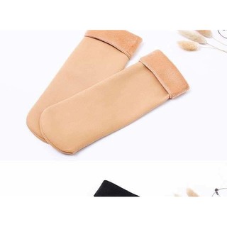 sét 2 đôi Tất chân lót lông siêu ấm (4 chiếc ), tất chân lót lông giữ nhiệt