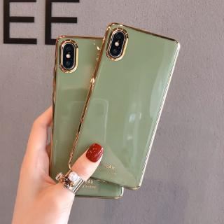Ốp Điện Thoại Silicon Mềm Chống Sốc Màu Xanh Bơ Cho iPhonex Apple x xsmax xr 8plus 7plus