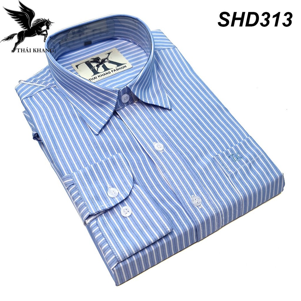 áo sơ mi nam công sở sọc caro dài tay vải COTTON LOẠI 1 loại áo sơ mi nam dài tay form regular rộng rãi SHD2 | BigBuy360 - bigbuy360.vn
