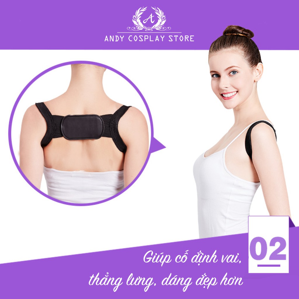 [CÓ SẴN] Đai cố định dáng, chống gù lưng