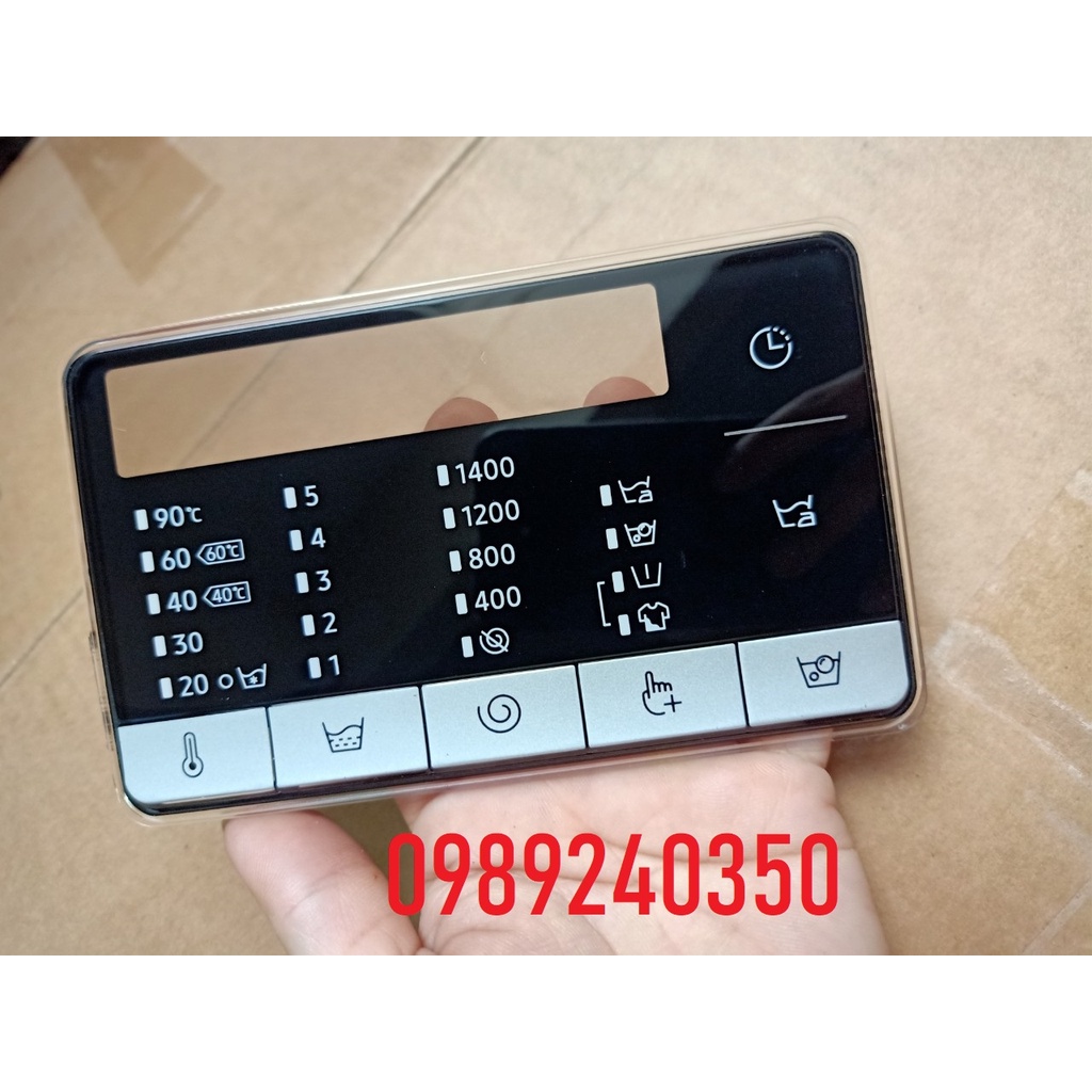 Mặt phím bấm cảm ứng máy giặt Samsung cửa ngang