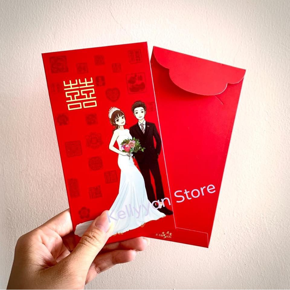 COMBO 6 LÌ XÌ ĐÁM CƯỚI ĐÁM HỎI - MẪU CÔ DÂU CHÚ RỂ MANG PHONG CÁCH TÂY ÂU