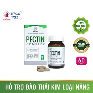 Viên uống thải độc kim loại nặng Pectin Complex - Hộp 60 viên