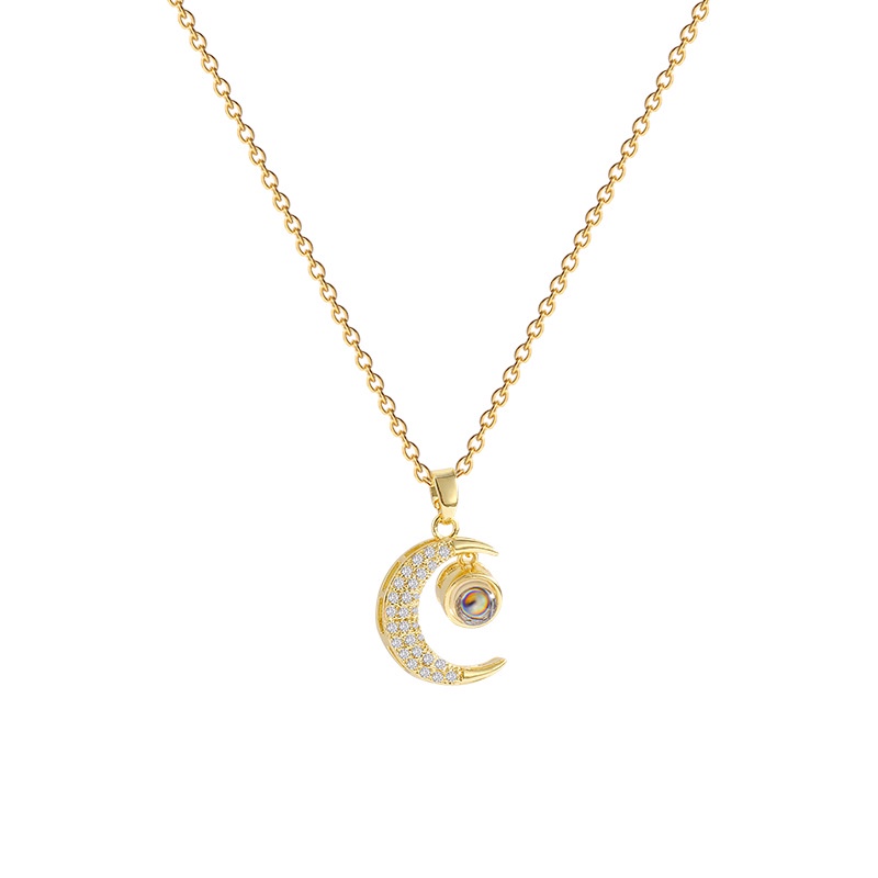 Vòng Cổ Thép Titan Đính Đá Giả Kim Cương Đơn Giản 2022