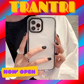 Ốp điện thoại trong suốt 3 trong 1 thời trang hottrend Tiktok