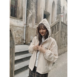 Áo khoác da lộn 2 lớp jb92 1994closet