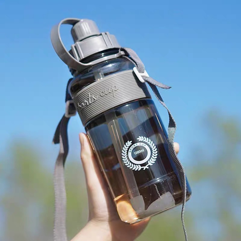 Bình Nước Tập Gym Thể Thao Sport Cup Có Ống Hút Và Dây Đeo Tiện Lợi Dung Tích Đa Dạng